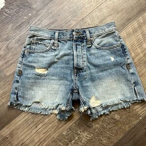 NWOT We The Free Distressed Denim shorts Size 25
